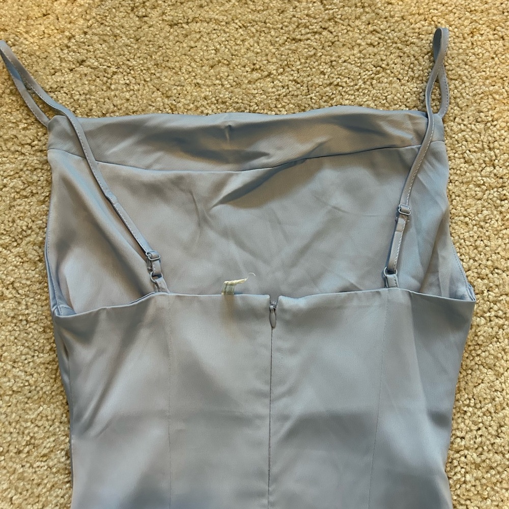 Urban Outfitters Baby Blue Cowl High Neck Mini Dress - Picture 5 of 5